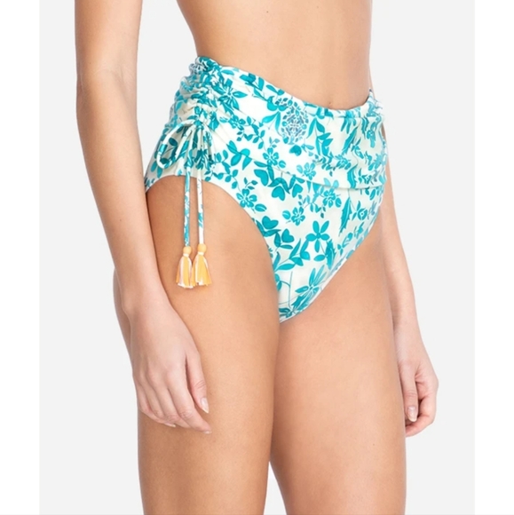 Johnny Was Ellyo Banded High Waisted Bottom - Picture 2 of 8